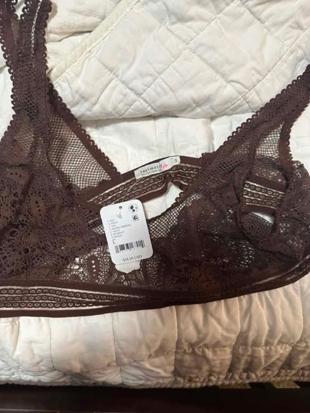 Free People Crochet Lace Bralette